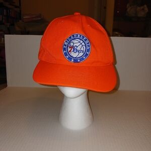 76ers red baseball cap one size fits most